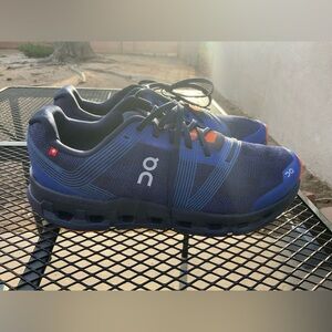 On Running Men's Navy and Orange Athletic Shoes